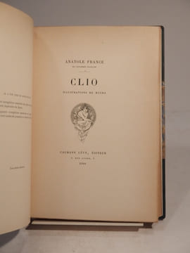 Clio. Illustrations de Mucha.. FRANCE (Anatole), MUCHA
