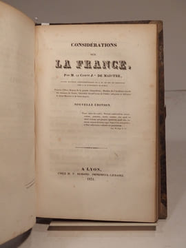 De l'Eglise gallicane dans son rapport avec le souverain pontife, pour servir de suite à l'ouvrage intitulé Du Pape ; par M. le Comte de Maistre. ...