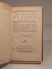 Description de la Généralité de Paris, contenant l'Etat ecclésiatique et civil de cette Généralité - Le Pouillé des Diocèses de Paris, Sens, Meaux, ...