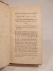 Observations faites dans le D&eacute;partement des H&ocirc;pitaux civils. Ann&eacute;e 1787. Tome III.. DOUBLET, COLOMBIER