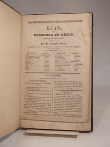 Kean, ou Désordre et Génie, comédie en cinq actes, mêlée de chants, par M. Alexandre Dumas. [SUIVI DE:] Vautrin, drame en cinq actes et en prose, par M. de Balzac. [DE:] Mathilde, drame en cinq actes, par MM. Félix Pyat et Eugène Sue; tirés des Mémoires d'une jeune femme [...]. Seconde édition. [ET DE :] LA Magicienne, opéra en cinq actes. Paroles de M. de Saint-Georges. Musique de M. F. Halévy.