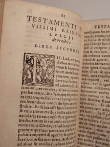 Raymondi Lullii Majoricani Philosophi suitemporais doctissimi libelli aliquot Chemici [...] 