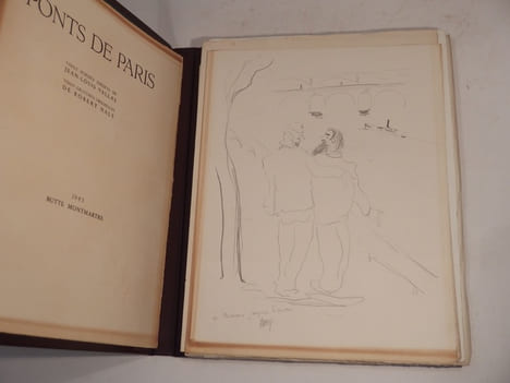 Ponts de Paris. Vingt poèmes inédits de Jean-Louis Vallas. Vingt gravures originales de Robert Naly.. VALLAS (Jean-Louis), NALY (Robert)