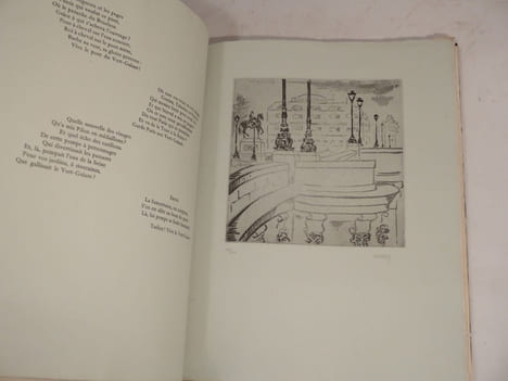 Ponts de Paris. Vingt poèmes inédits de Jean-Louis Vallas. Vingt gravures originales de Robert Naly.. VALLAS (Jean-Louis), NALY (Robert)