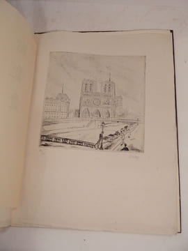 Ponts de Paris. Vingt poèmes inédits de Jean-Louis Vallas. Vingt gravures originales de Robert Naly.. VALLAS (Jean-Louis), NALY (Robert)