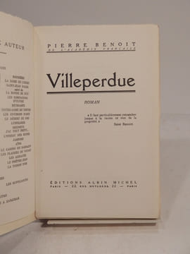 Villeperdue.. BENOIT (Pierre)