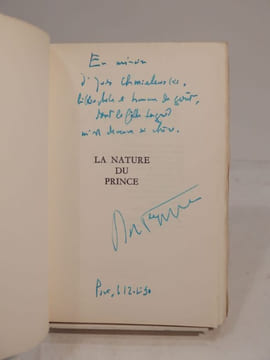 La Nature du Prince.. PEYREFITTE (Roger)