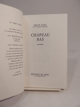Chapeau bas.. BAZIN (Hervé)
