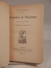 Pensées et Maximes, recueillies et classées par Barbey d'Aurevilly.. BALZAC (Honoré de), BARBEY D'AUREVILLY (Jules)
