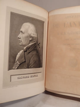 Application de l'analyse à la géométrie, par G. Monge. Cinquième édition, revue, corrigée et annotée par M. Liouville.. MONGE (Gaspard), GAUSS, ...