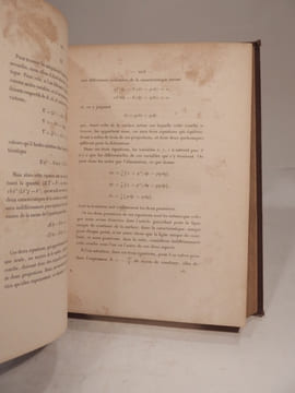Application de l'analyse à la géométrie, par G. Monge. Cinquième édition, revue, corrigée et annotée par M. Liouville.. MONGE (Gaspard), GAUSS, ...