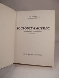 Toulouse-Lautrec. Lithographies - Pointes sèches. Oeuvre complet.