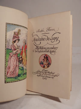 Madame de Luzy. Illustrations en couleurs de Gustave Adolfe Mossa.. FRANCE (Anatole), MOSSA (Gustave Adolfe)
