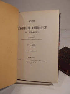 Aperçu de l'Histoire de la Météorologie en Belgique. 1ère partie. 2eme partie.
