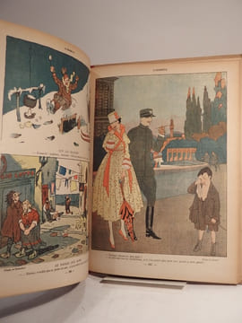 A coups de baïonnette. 330 dessins en noir et en couleurs de Gus Bofa, Cappiello, Guillaume, Henriot, Iribe, Léandre, Poulbot, Willette, Zislin, etc. ...