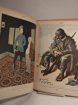 A coups de baïonnette. 330 dessins en noir et en couleurs de Gus Bofa, Cappiello, Guillaume, Henriot, Iribe, Léandre, Poulbot, Willette, Zislin, etc. ...