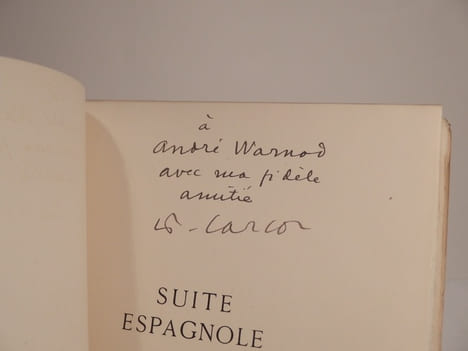 Suite espagnole, par Francis Carco. Illustré de pointes sèches de Jean-Gabriel Daragnès.. CARCO (Francis), DARAGNES (Jean-Gabriel)