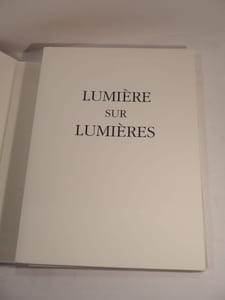 Lumière sur lumières. Lithographies originales de Fouad Bellamine.