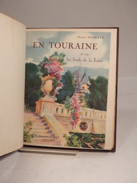 En Touraine et sur les bords de la Loire (Châteaux et Paysages). Ouvrage orné de 180 héliogravures.. DEBRAYE (Henry)
