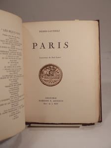 Paris. Couverture de Paul Leroy.