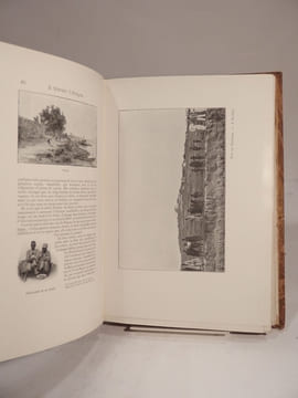 A travers l'Afrique. Illustré d'après les dessins de Gaston de Burggradd. Photographies, cartes et croquis de l'auteur.. BARATIER (Colonel)