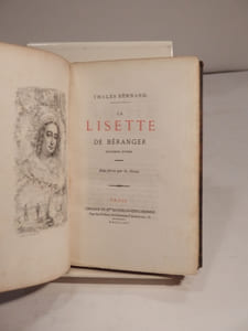 La Lisette de Béranger. Souvenirs intimes. Eau-forte par G. Staal.