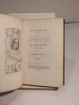 La Lisette de Béranger. Souvenirs intimes. Eau-forte par G. Staal.. BERNARD (Thalès), STAAL