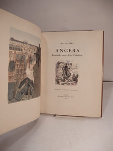 Angers. Promenade autour d'une Cathédrale. Aquarelles de Charles Tranchand.