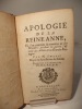 Apologie de la reine Anne. O&ugrave; l'on examine la conduite de ses ministres pendant la guerre et celle des alli&eacute;s de la Grande-Bretagne. SWIFT (Jonathan)