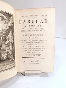 Fabulae Aesopiae.. ESOPE, DESBILLONS (François-Joseph)
