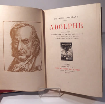 Adolphe. Anecdote trouvée dans les papiers d'un inconnu. CONSTANT (Benjamin)