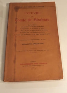 L'Oeuvre du Comte de Mirabeau