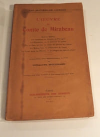 L'Oeuvre du Comte de Mirabeau