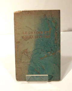 Le Devoir et l'Inquiétude. Poèmes suivis de Le Rire d'un Autre.