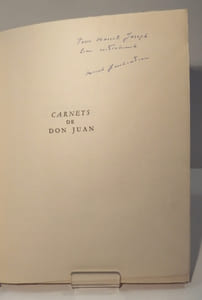 Carnets de Don Juan. Par l'auteur du traité ''de l'Abjection''
