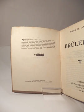 Brûlebois. AYME (Marcel)