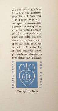 Journal littéraire. Fragment - 1946 -. LEAUTAUD (Paul)