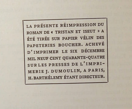 Le Roman de Tristan et Iseut. BEDIER (Joseph, renouvelé par)