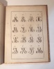Cahier de chiffres à deux lettres dessiné et gravé par J. Deschamps. DESCHAMPS (J.)