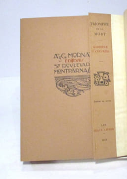 Triomphe de la mort. d'ANNUZIO (Gabriele), SAUVAGE (Sylvain)