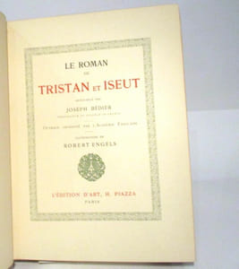 Le Roman de Tristan et Iseut. Renouvelé par Joseph Bédier. Illustrations de Robert Engels.