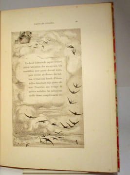 Dans les nuages. Impression d'une chaise. BERNHARDT (Sarah), CLAIRIN (Georges)