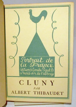 Cluny. THIBAUDET (Albert)