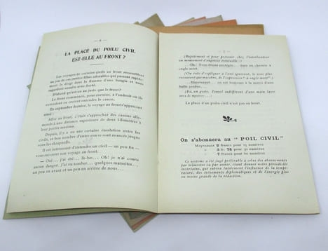 Le Poil civil. Organe, en principe, hebdomadaire des réserves de l'armée inactive, Ou, Organe hebdomadaire des quelques immobilisés plus ou moins ...
