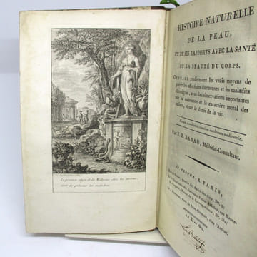 Histoire naturelle de la peau, et de ses rapports avec la santé et la beauté du corps. BANAU (Jean-Baptiste)