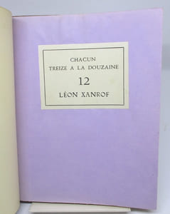 Chacun treize à la douzaine. N°12