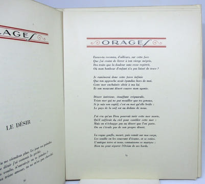 Orages. MAURIAC (François), COUBINE (Othon)