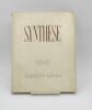 Synthèse. Revue mensuelle réservée au corps médical. Troisième année. Numéro 6, Juin 1935.. COLLECTIF (Rédacteur en chef Dr. G. Mauric)