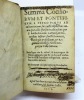 Summa conciliorum et pontificum a Petro usque ad Iulium Tertiu succincte complectens omnia (...). CARRENZA (Bartolomé)