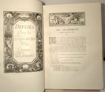 Etat général des tapisseries de la manufacture des Gobelins depuis son origine jusqu'à nos jours. 1600-1900.Tome II. Période Louis XIV 1662-1699 . ...
